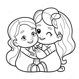 I Love You Sister Coloring Pages