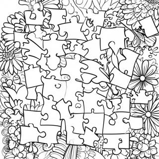 Jigsaw Coloring Pages