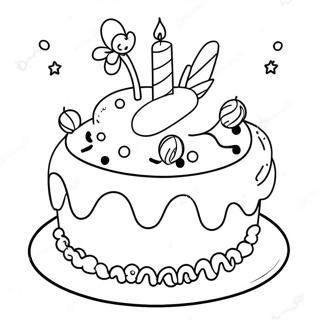 Happy 3rd Birthday Coloring Pages