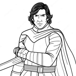 Kylo Ren Coloring Page 29363-23683