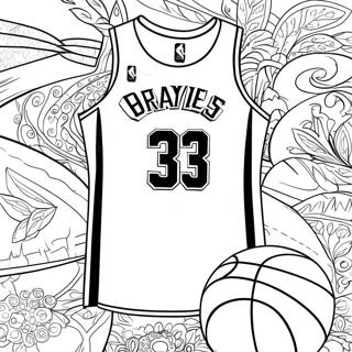 Nba Jersey Coloring Page 29393-23703