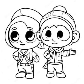 Dtkl Characters Coloring Page 29404-23713