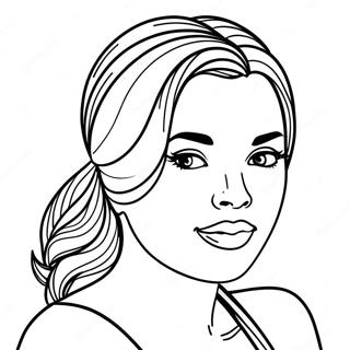 Karol G Coloring Pages