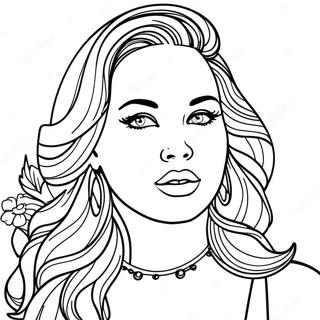 Karol G Coloring Page 2941-2452