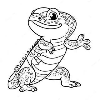 Leopard Gecko Coloring Page 29423-23727