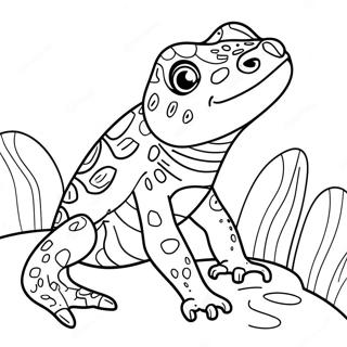 Leopard Gecko Coloring Page 29423-23728