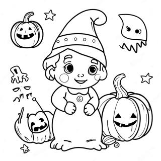 Bobbie Goods Halloween Coloring Page 29433-23734