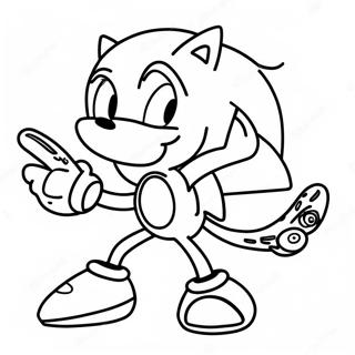 Sticks Sonic Coloring Pages