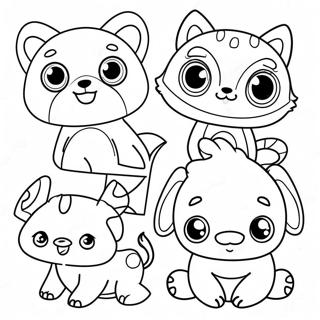 Cute Zooba Animals Coloring Page 29464-23763