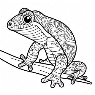 Gecko Coloring Page 29483-23772