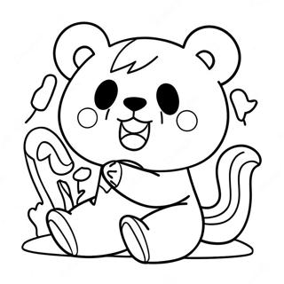 Monokuma Danganronpa Coloring Page 29504-23793