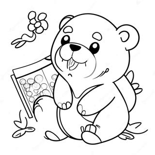 Monokuma Danganronpa Coloring Page 29504-23795