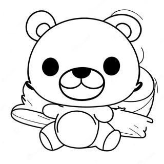 Monokuma Danganronpa Coloring Page 29504-23796