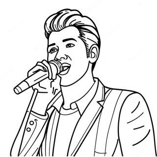 Famous Singer Coloring Page 2952-2461