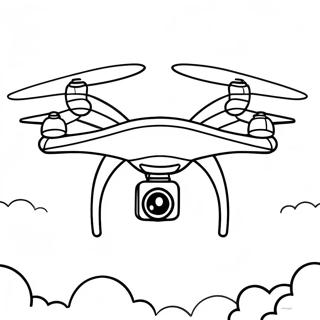 Drone Flying In The Sky Coloring Page 29543-23820