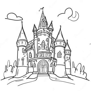 Gothic Creepy Coloring Pages