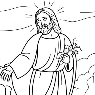 Jesus Miracles Coloring Page 29573-23851