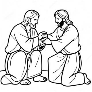 Jesus Miracles Coloring Pages