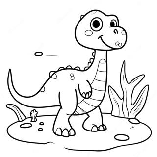 Water Dinosaur Coloring Page 29593-23863