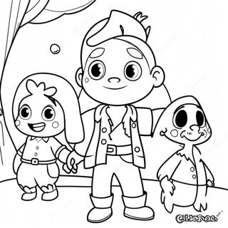 Jake And The Neverland Pirates Coloring Pages