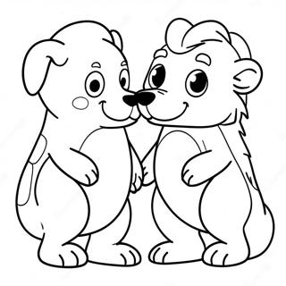 Side By Side Coloring Pages