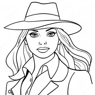 Carmen Sandiego Coloring Pages