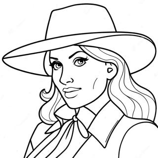 Carmen Sandiego Coloring Page 29693-23944