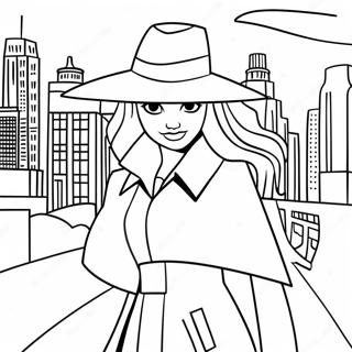 Carmen Sandiego In A Mysterious City Coloring Page 29694-23945