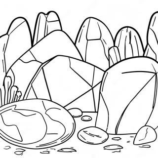 Rocks And Minerals Coloring Pages