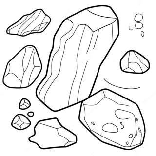 Rocks And Minerals Coloring Page 29703-23952