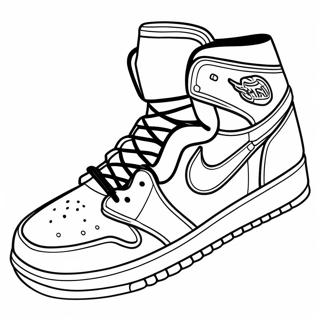 Jordan 1 Sneaker Coloring Page 2971-2470