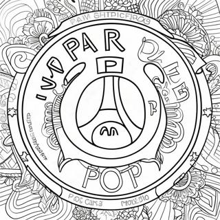 Psg Logo Coloring Page 29723-23972