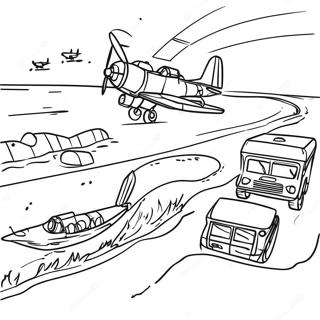 D Day Coloring Pages