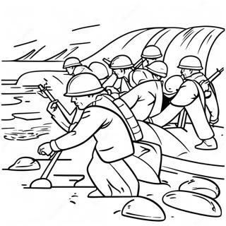 D Day Coloring Pages