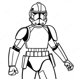 Phase 2 Clone Trooper Coloring Pages