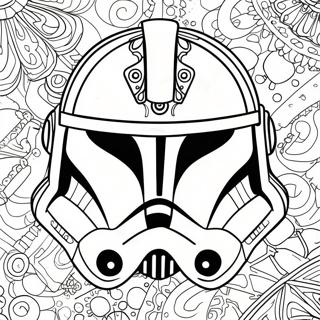 Detailed Phase 2 Clone Trooper Helmet Coloring Page 29744-23981