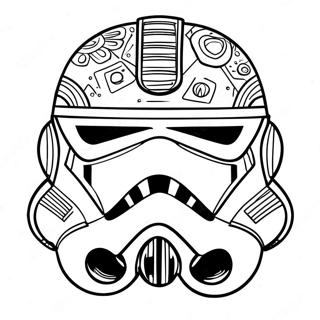 Detailed Phase 2 Clone Trooper Helmet Coloring Page 29744-23982