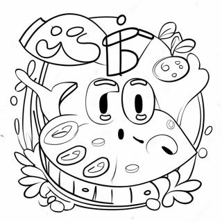 Pi Day Celebration Coloring Page 29773-24003