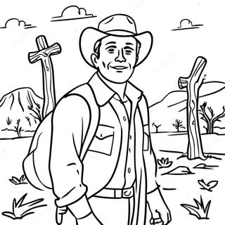 Back To The Outback Movie Scene Coloring Page 29793-24024