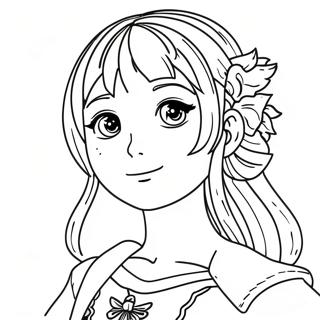 Manga Coloring Page 29813-24035