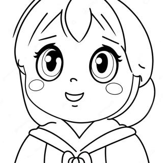 Cute Manga Characters Coloring Page 29814-24037