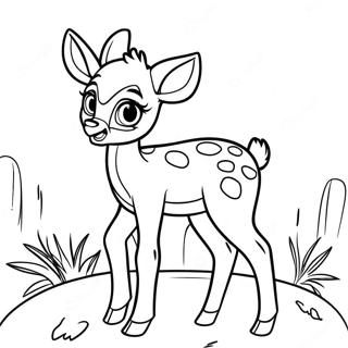 Bambi Coloring Page 2981-2478