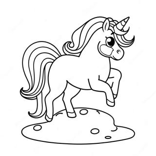 Unicorn Poop Coloring Pages