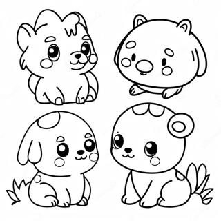 Cute Animals Coloring Pages