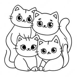 Playful Kittens Coloring Page 29844-24064