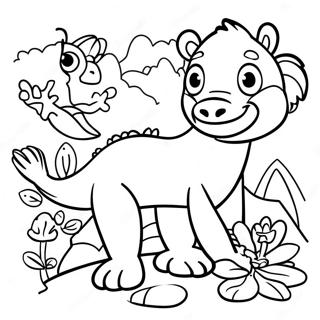 Rainforest Animals Coloring Page 29863-24078