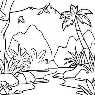 Rainforest Coloring Pages