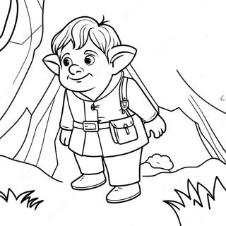 Bilbo Baggins Adventure Coloring Page 29884-24102