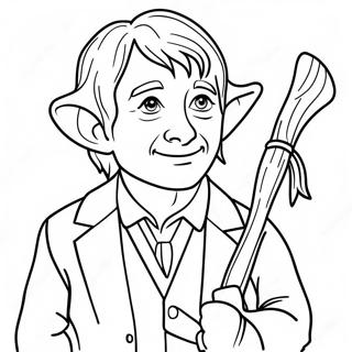 Bilbo Baggins Adventure Coloring Page 29884-24104