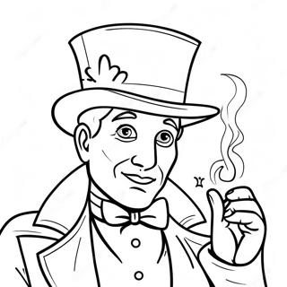 Magician Coloring Page 29893-24095